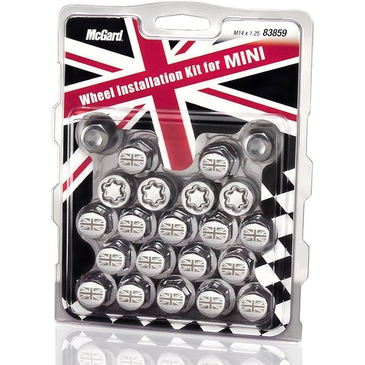 McGard MCG-83859 Rock Bolt M14X1.25 MINI Union Jack MCG-83859