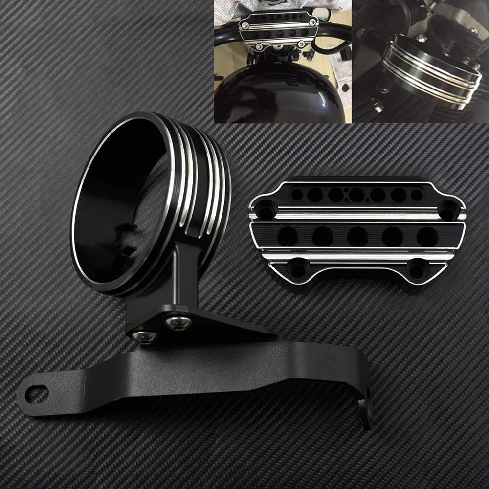 YHMTIVTU CNC Speedometer Side Mount Redeign Bracket Harley Sports Star XL883 1200