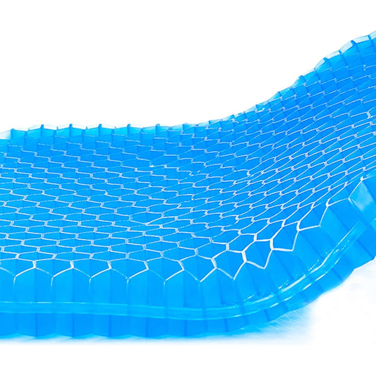 Gel cushion, double layer, zero gravity, cushion, body pressure dispersion, breathable, non-stuffy, telework, office, car chair, home use, washable, winter cover included (L2)