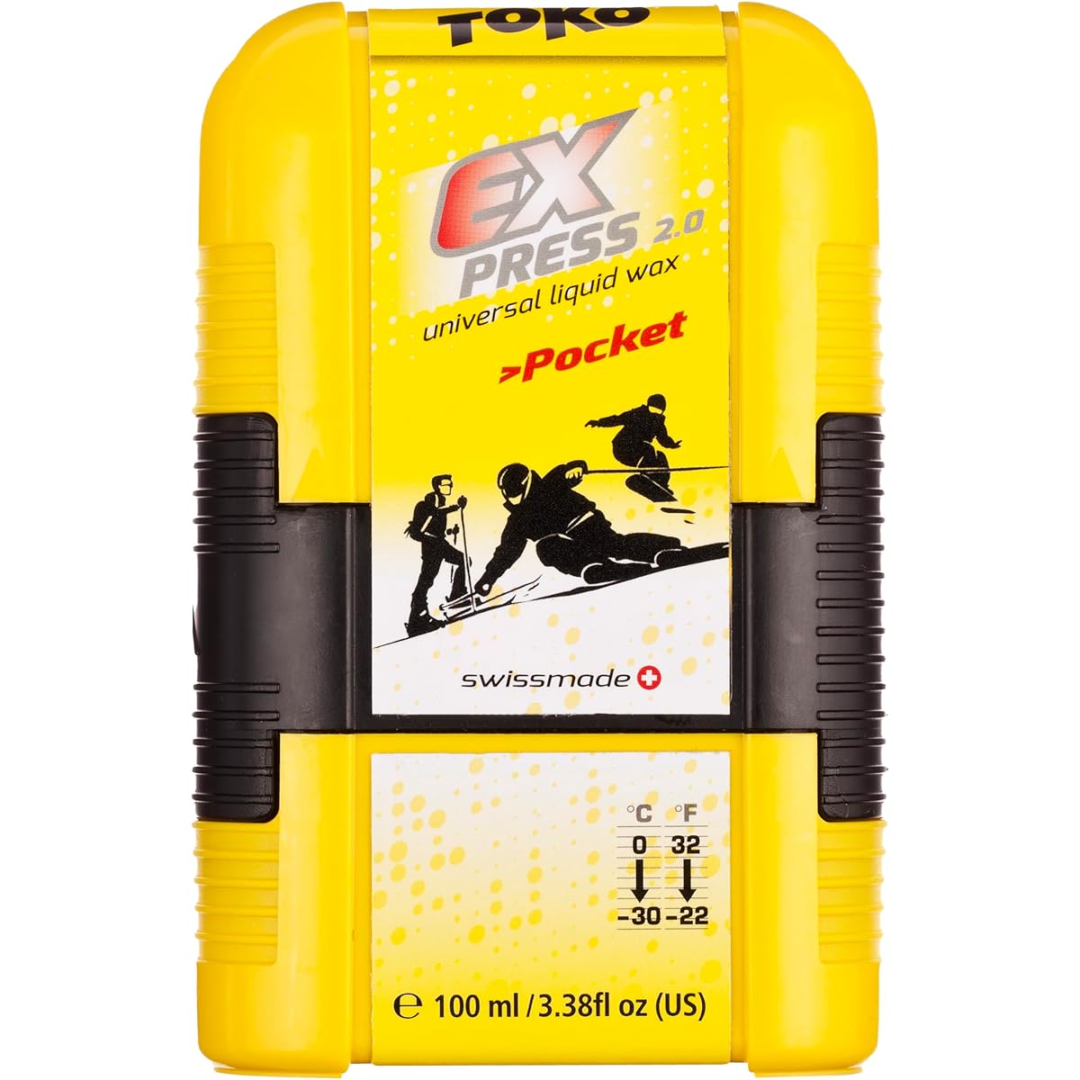 TOKO Ski Snowboard All Purpose Easy Wax Express Pocket (Snow Temperature 0℃~-30℃) 100ml 5509263