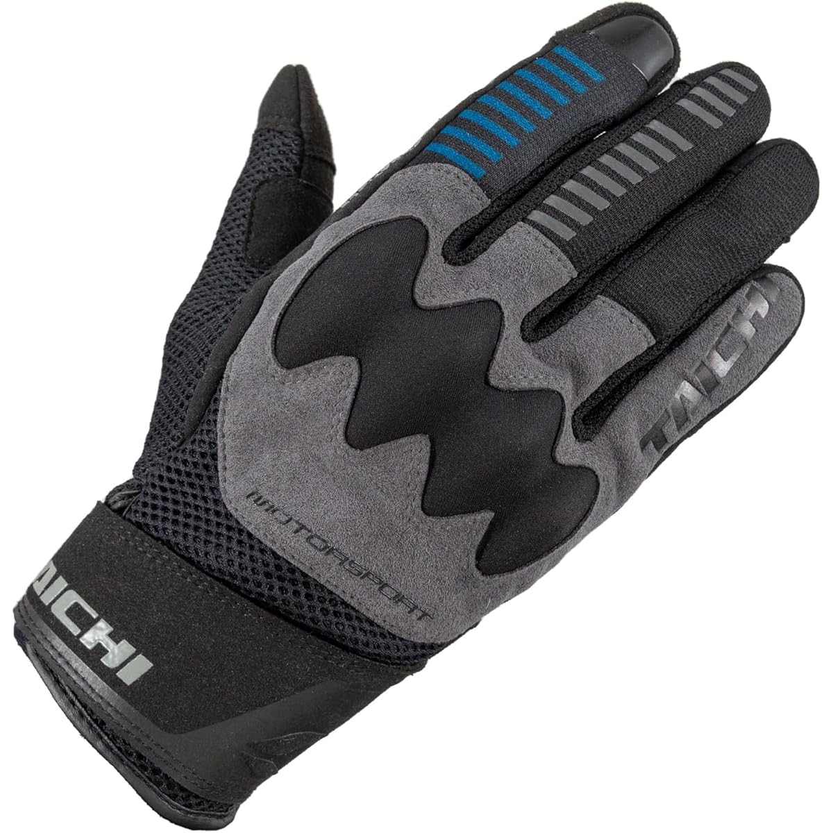 RS TAICHI Motorcycle Riding Gloves Spring/Summer Mesh Breathable Touch Panel Compatible Built-in Protector Volt Air Gloves RST460 EAGLE GRAY WM Women's