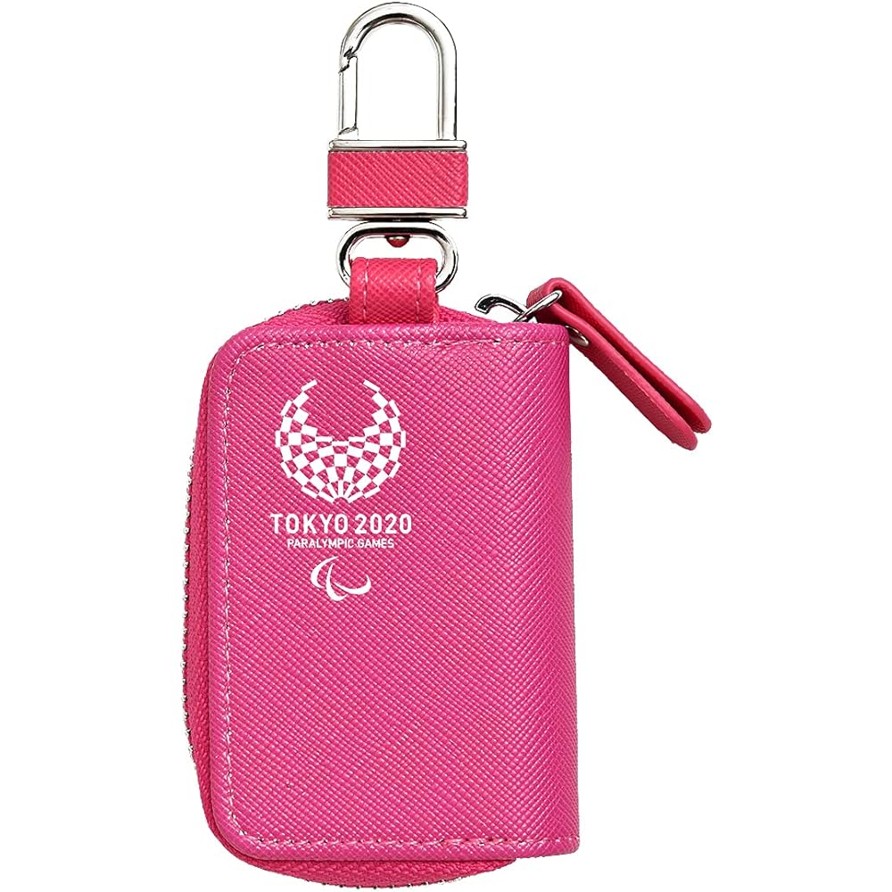 Tokyo 2020 Officially Licensed Product Smart Key Case TK22 Pink Goods Paralympic Mascot SEIWA