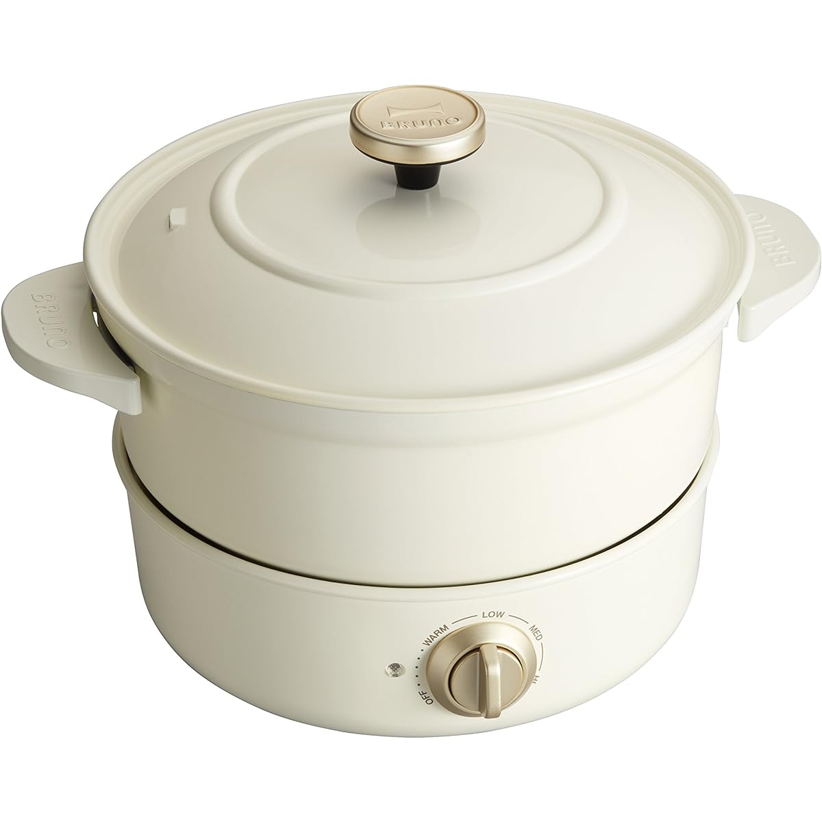 BRUNO grill pot white BOE029-WH