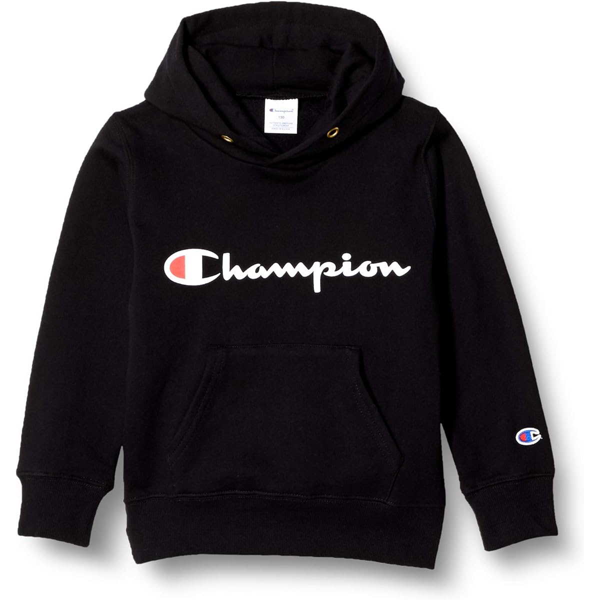 [Champion] Hoodie 100% Cotton Script Logo Pullover Hoodie Basic CK-T102 Boys