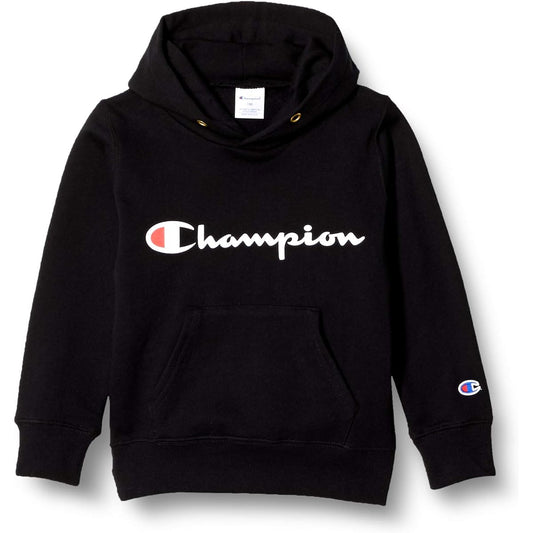 [Champion] Hoodie 100% Cotton Script Logo Pullover Hoodie Basic CK-T102 Boys