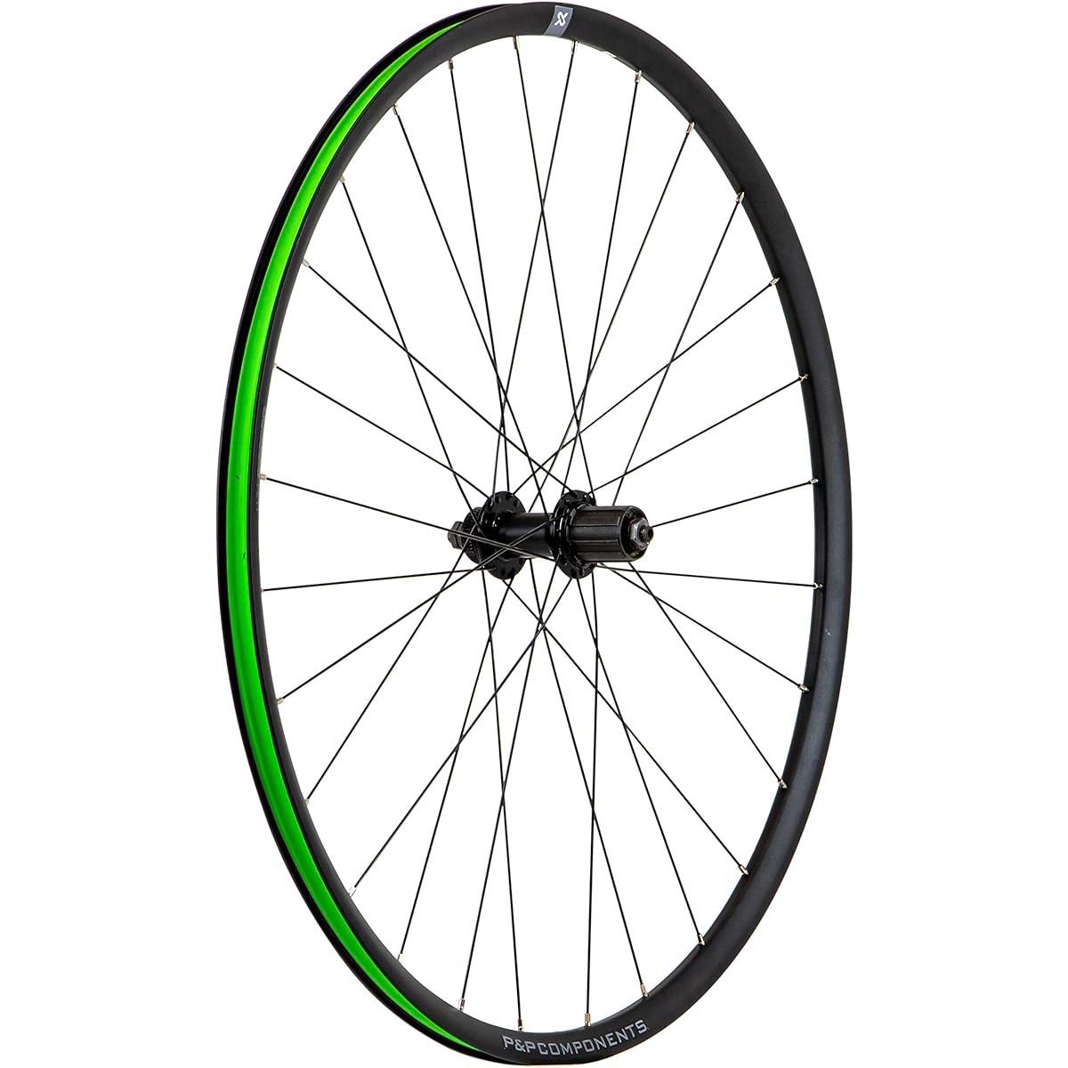 P&P COMPONENTS 700C Rear Wheel for Cross Bike Disc Brake WH-A1800RD-R Black