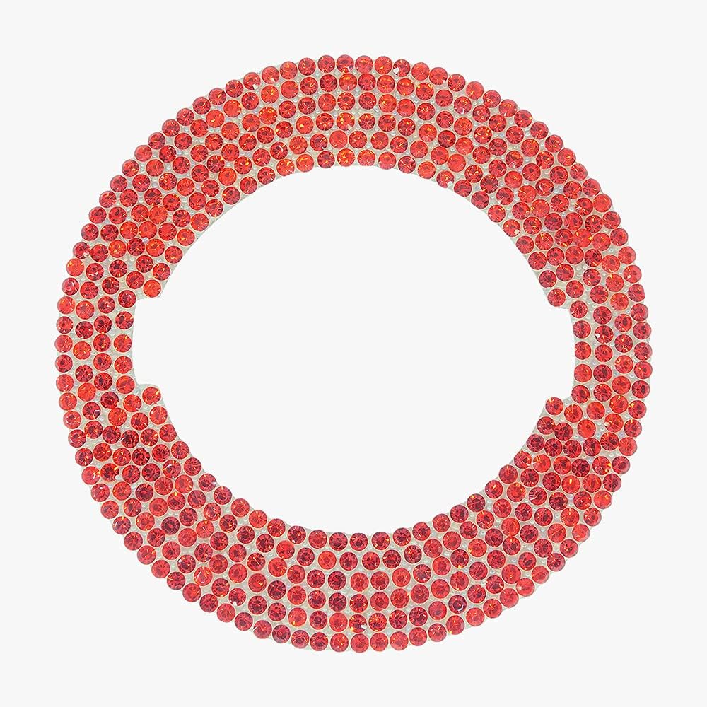 TopDall Bling Steering Wheel Crystal Shiny Decal Decorative Cover Sticker Ring for Nissan