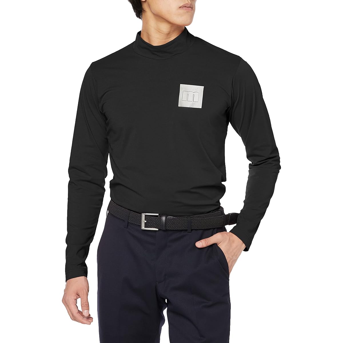 [Munsingwear] 22 Fall/Winter Model Golf Long Sleeve Shirt [ENVOY] Mock Neck Sweat Absorbent Quick Drying UPF Men's