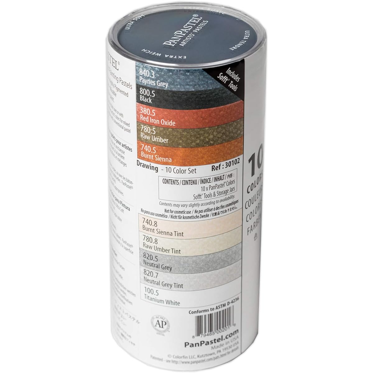 Panpastel 10 color set drawing 30102