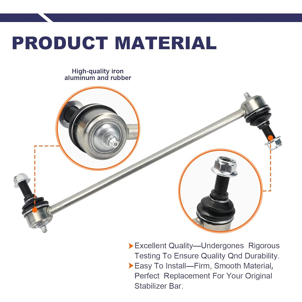 K7258 Front Swarer Stabizer Bar Endink 2004-2008 Chrysler Pacifica 1996-2016 TOWN & COUNTRY 2000-2003 Voyager 1996-2007 Grand Caravan 2009-2014 For Routan