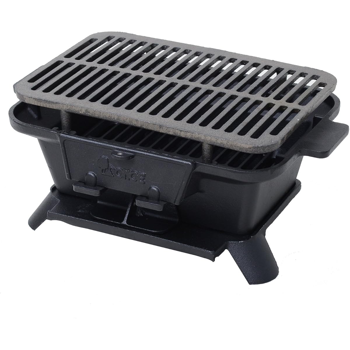 Onoe Seisakusho (ONOE) Square Iron Casting Stove/Cast Grill 2937 G-CI-1607 Barbecue Stove Brings out the flavor of food from the core through heat conduction Effective for replenishing iron content Creates beautiful grill marks Heat is distributed evenly