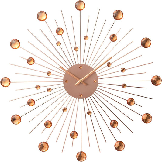 Francfranc Bijou Wall Clock Pink Gold