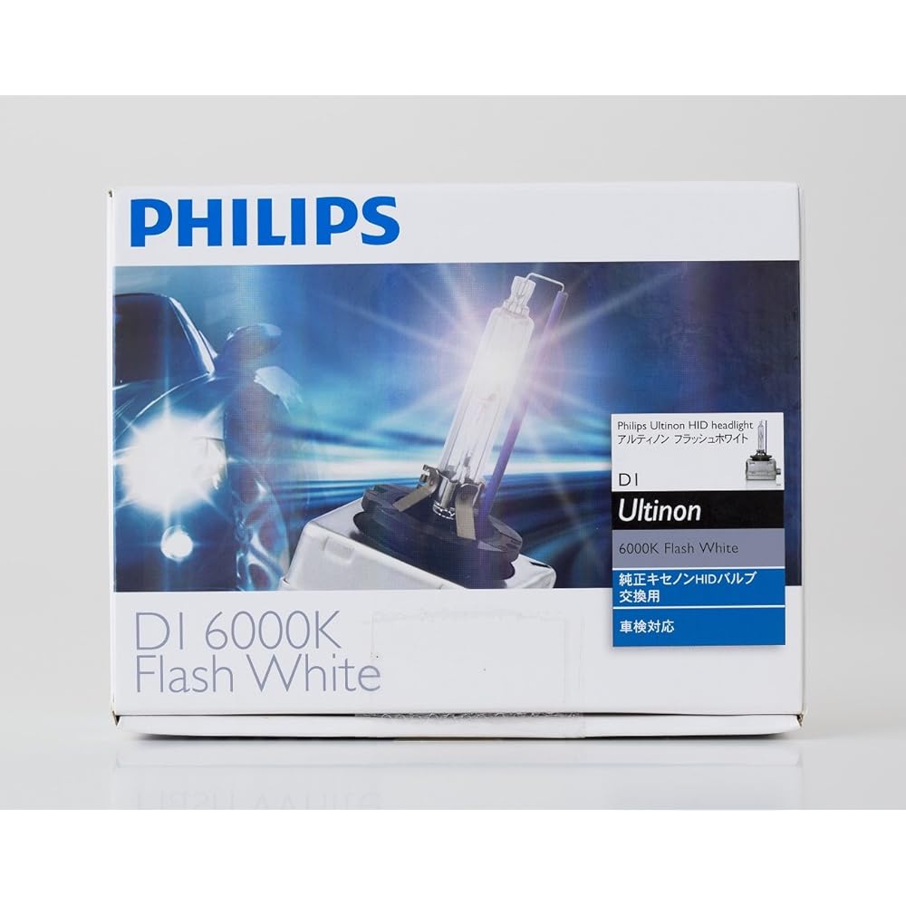 Philips Headlight HID D1S 6000K 85V 35W Altinon Genuine Replacement Flash White PHILIPS Ultinon 85410WX