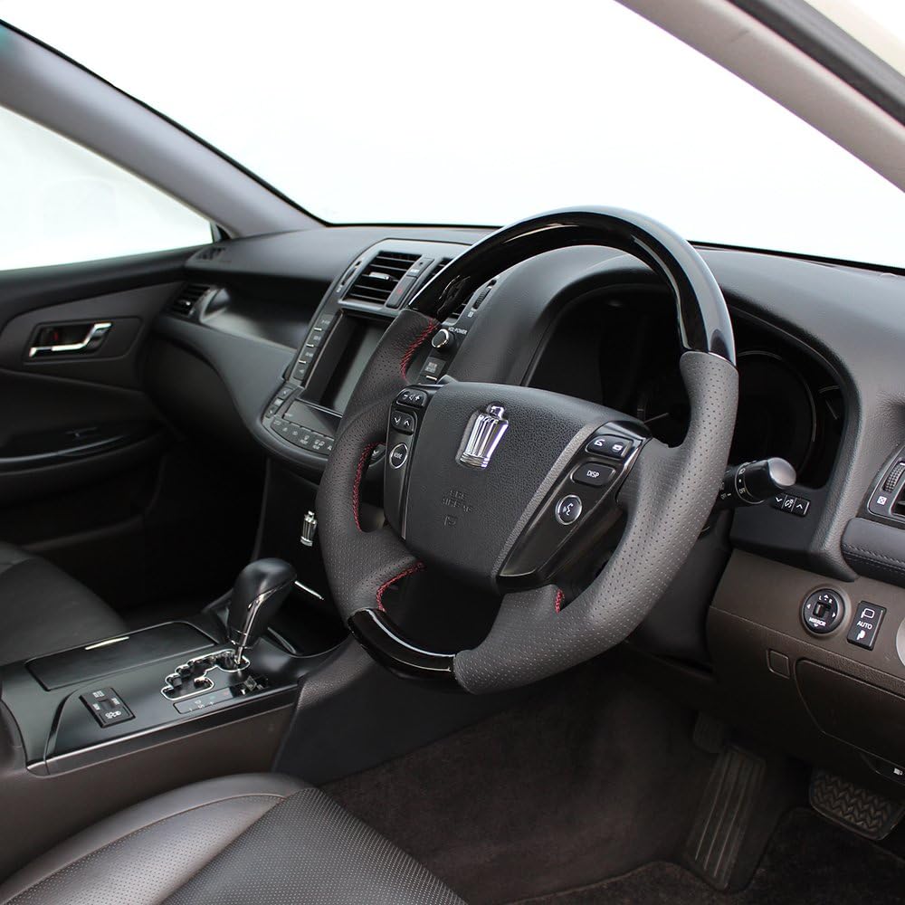 REAL Steering [Crown (200 series)] Royal Black Wood H20-RKW-DW