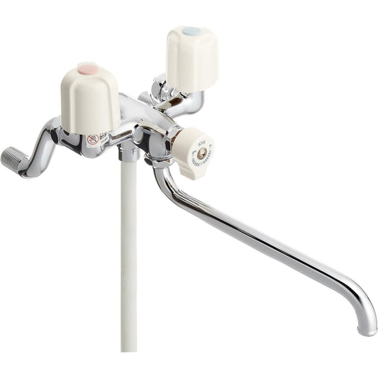 KVK 2-handle shower mixer faucet with temporary water stop 240mm pipe KF100N2R24