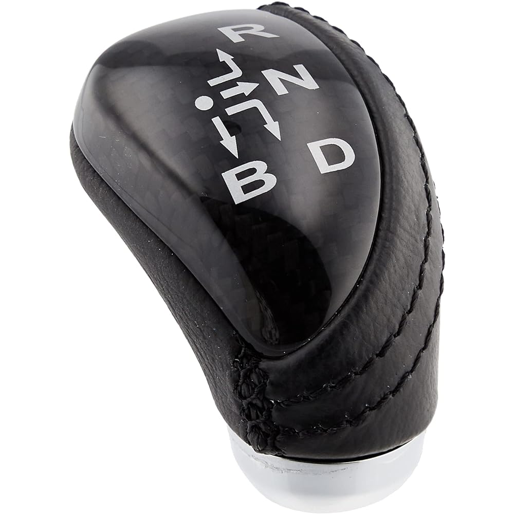 SILKBLAZE Shift Knob Type-T Plated/Leather 80 Noah/Voxy/Esquire HV Car SB-LSK-082