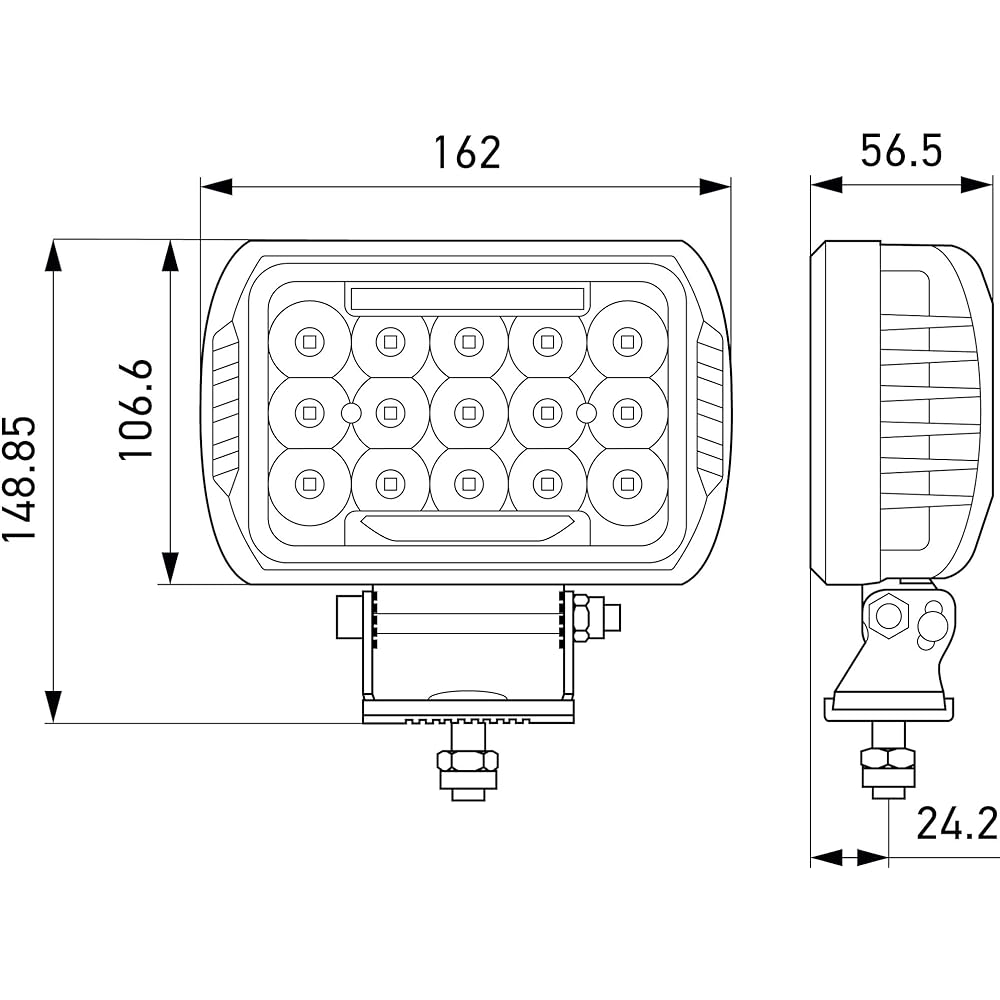Hella 358154051 ValueFit 450 LED kit