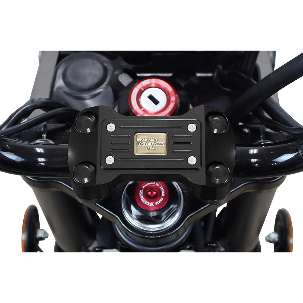Special Parts TAKEGAWA Handle Clamp Upper Holder Black GROM/CT125/Monkey 125/Dax 125 06-02-0003