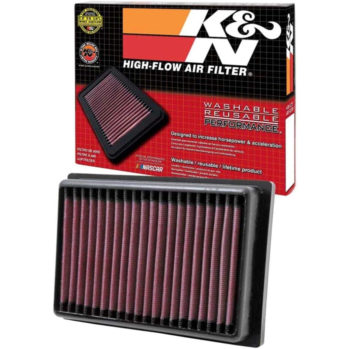 K & N Engine Air Filter: High-performance Power Sports Air Filter: 2010-2019 CAN-AM (Riker, 600 ACE, Rally Edition, Spider, RS-S SE5, RS-S SM5, and other part Compatible with CM-9910)