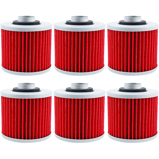 Motorcycle Oil Filter Keeway Cruiser 250 2011 Shadow 250 Land Cruiser 250 06-08 Jawa Sporttard 660 13-15 Dakar 650 09-12 (Color : Red-6 pcs)