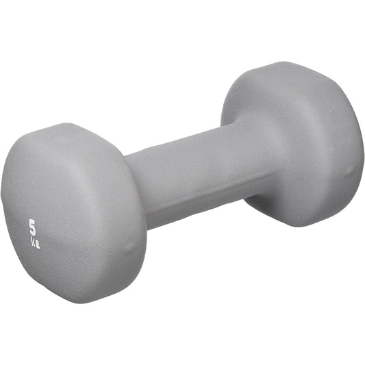 La-VIE No-Slip Dumbbell 5kg 1 Piece Easy to Grip Muscle Training 3B-3413 [Manufacturer Genuine Product]