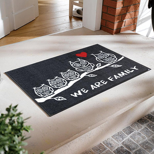 Cleantex Japan Entrance Mat We are Family 50×75cm wash+dry AB00242