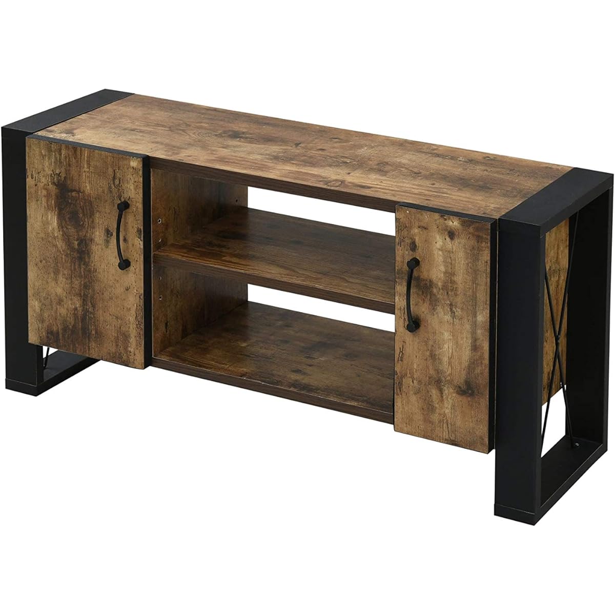 JK Plan Brooklyn Style TV Board 40 inches Width 90 Height 45 Depth 30 High Type TV Stand TV Rack with Door Storage 40 inches FBR-0001-BKBR