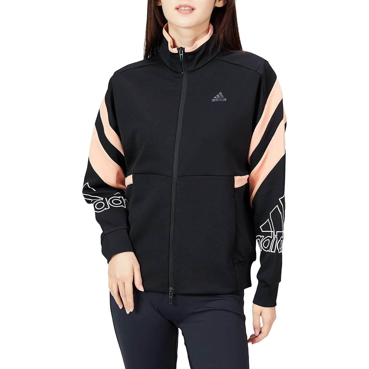 [Adidas] Jersey Top Outline Badge of Sports Track Top JIL31 Women's