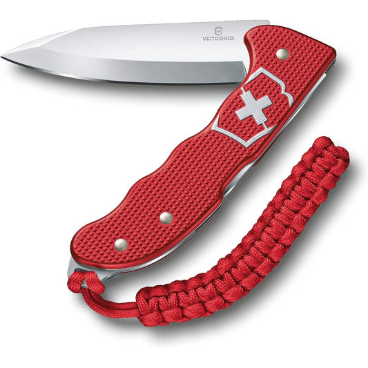VICTORINOX Hunting Pro ALOX Folding Knife Camping Outdoor Large Blade with Carry Clip and Paracord Pendant Swiss Made Multi-Tool with 4 Functions Present Gift Compact [Domestic Genuine Product]