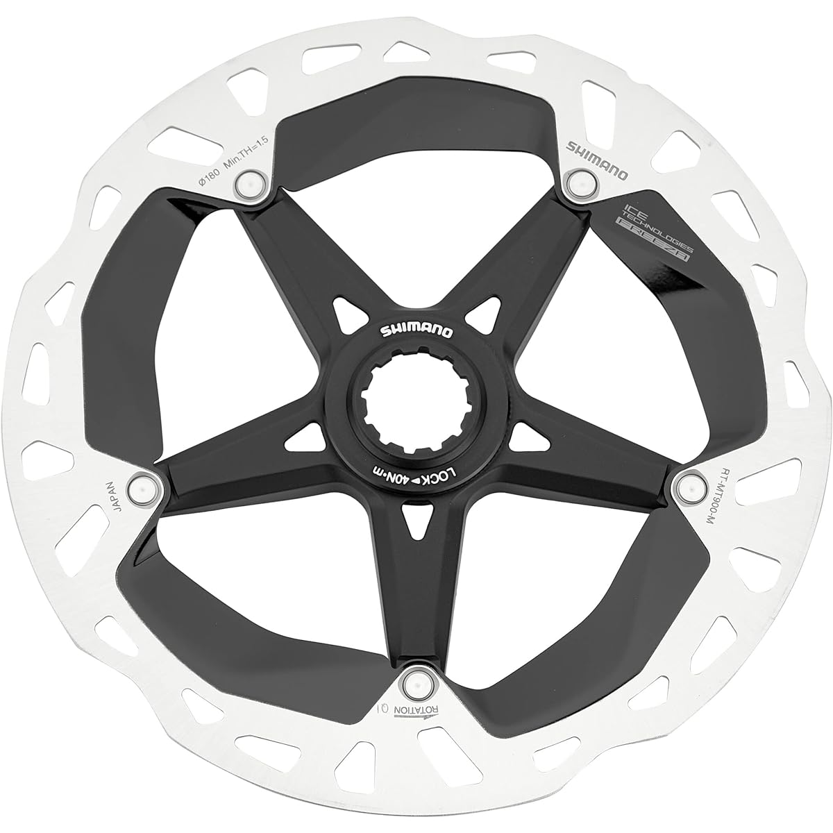 SHIMANO Disc Rotor RT-MT900 203mm Center Lock Narrow Type IRTMT900L