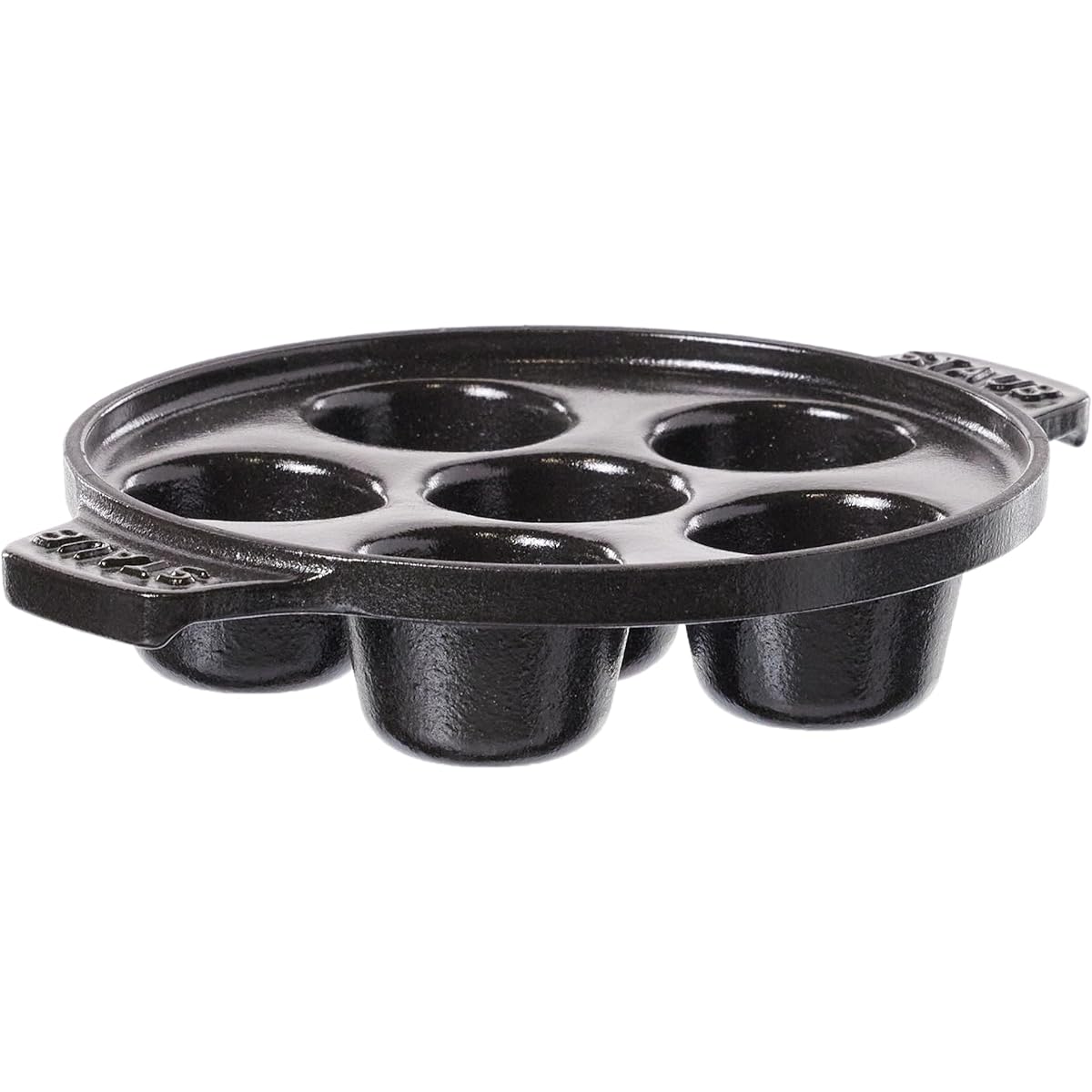 staub "Escargot Dish" Cast Enamel [Authorized Japanese Product] Snail dish with 6 holes 40509-550