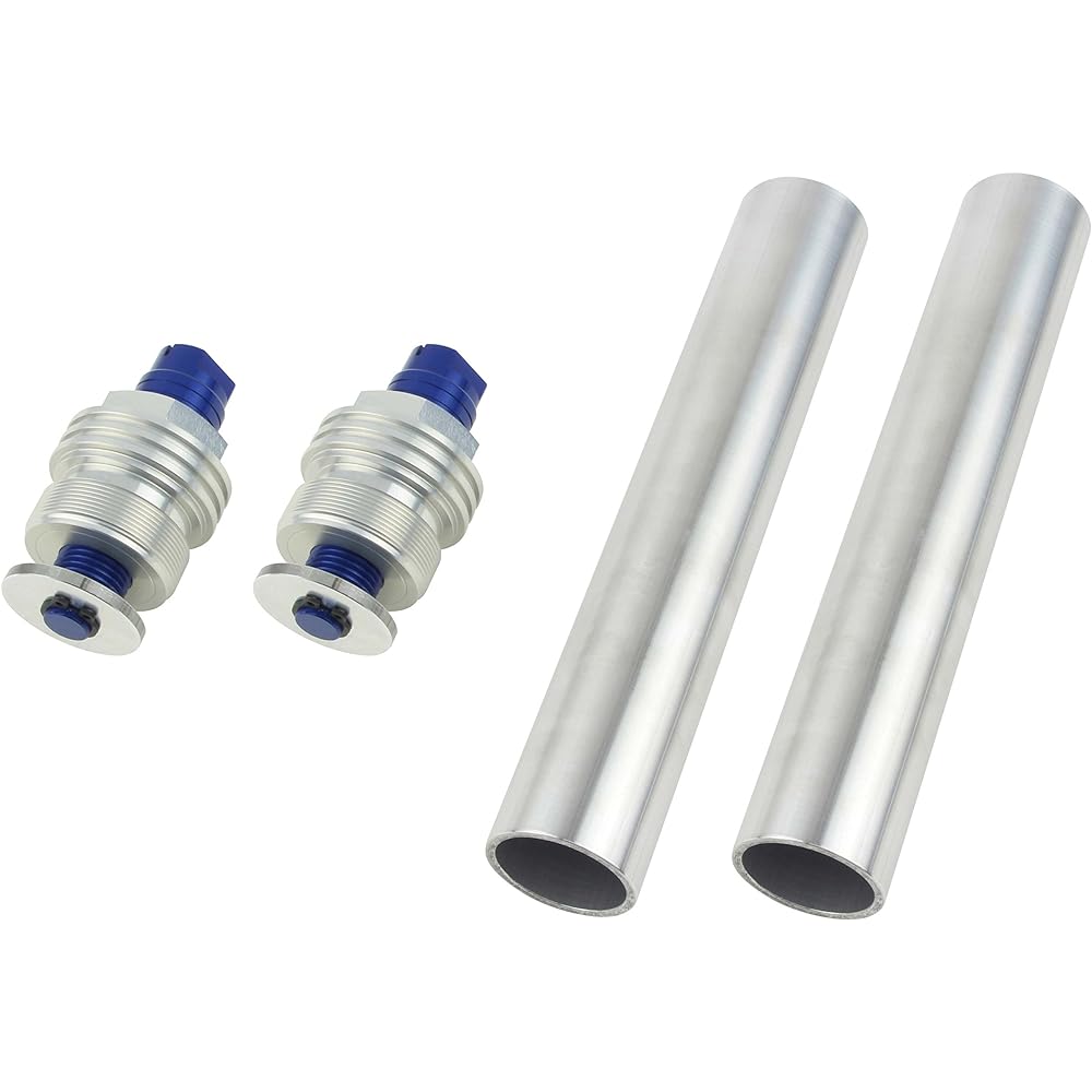 POSH Motorcycle Supplies Initial Adjuster Type 1 Silver Body/Titanium Shaft GSX250R 088065-11