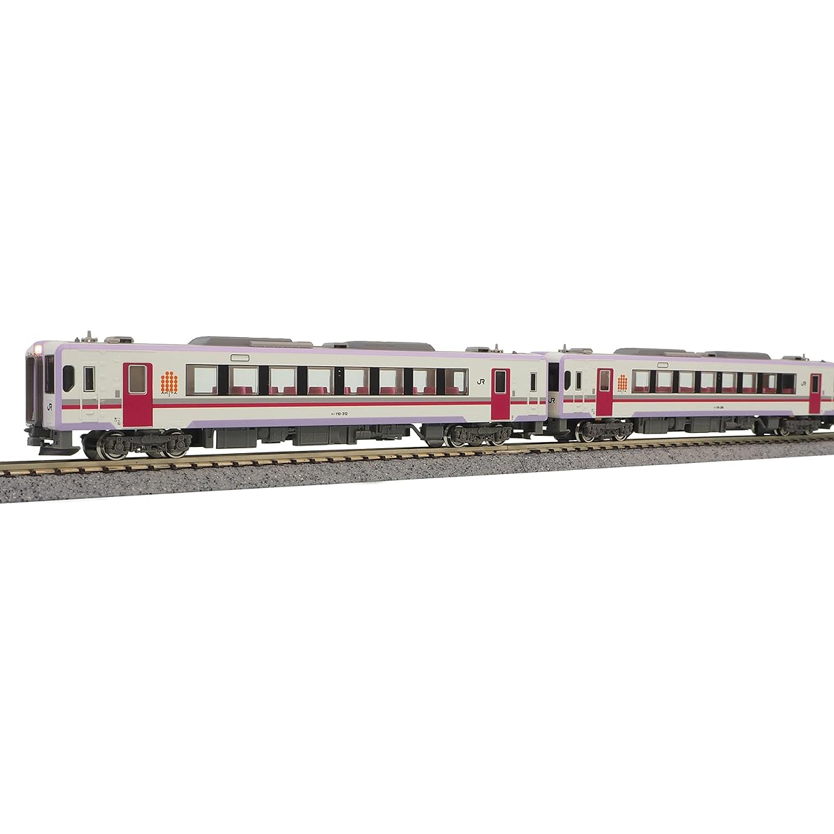 Greenmax N Gauge JR Kiha 110 Type 300th Akita Relay 4-Car Set A with Power 50585 Railway Model Train