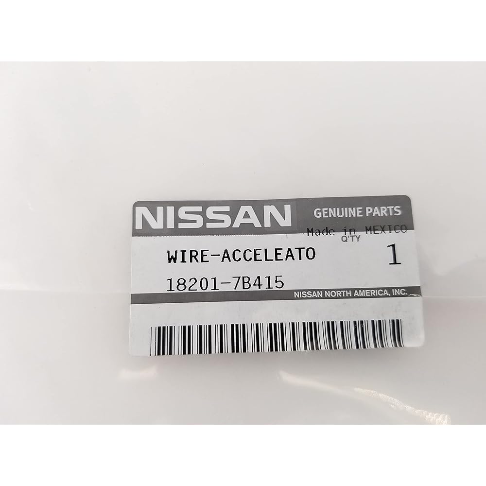 Nissan 18201-7B415 Throttle Cable Wire Accelerator Note: Frontier 3.3L.TO 3/01