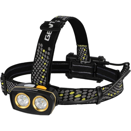 GENTOS LED headlight [Brightness 210-500 lumens/Practical lighting 3-10 hours/High color rendering warm color LED/Rear recognition light] Soldios ANSI standard compliant