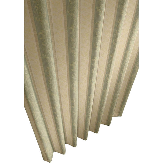 Drape curtain set of 2 (with 2 tassels) Classic Duo Green 150x185cm Washable Shape-stable processing J-92261