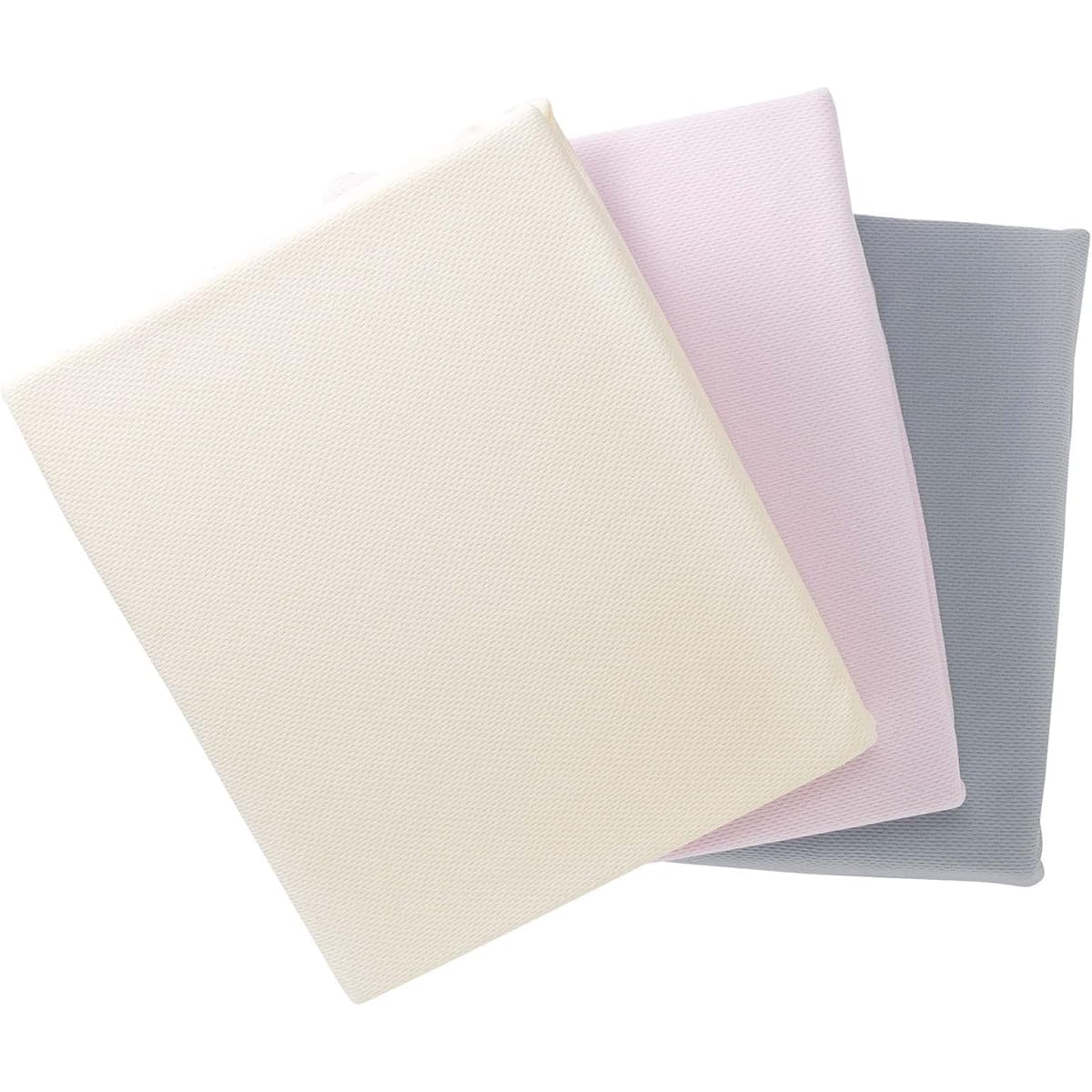 Airweave Sheet, Single Fitted Sheet, Mattress Sheet, Gray K-P1831-GY-1, Cotton, Breathable, Absorbent, Stretchable, Mesh Fabric, Gentle to the Touch