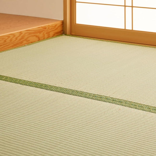 Hagiwara Free Cut Overlay Igusa Carpet Edoma 6 Tatami Approx. 261X352cm "HG" Double Weave with Backing Cutable DIY