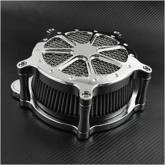 Motorcycle Breather Filter For Harley & Ray XL Sportster 04-19 Touring Road Glide 08-16 Dyna Softail Fatboy Motorcycle Air Filter System (Color : C)