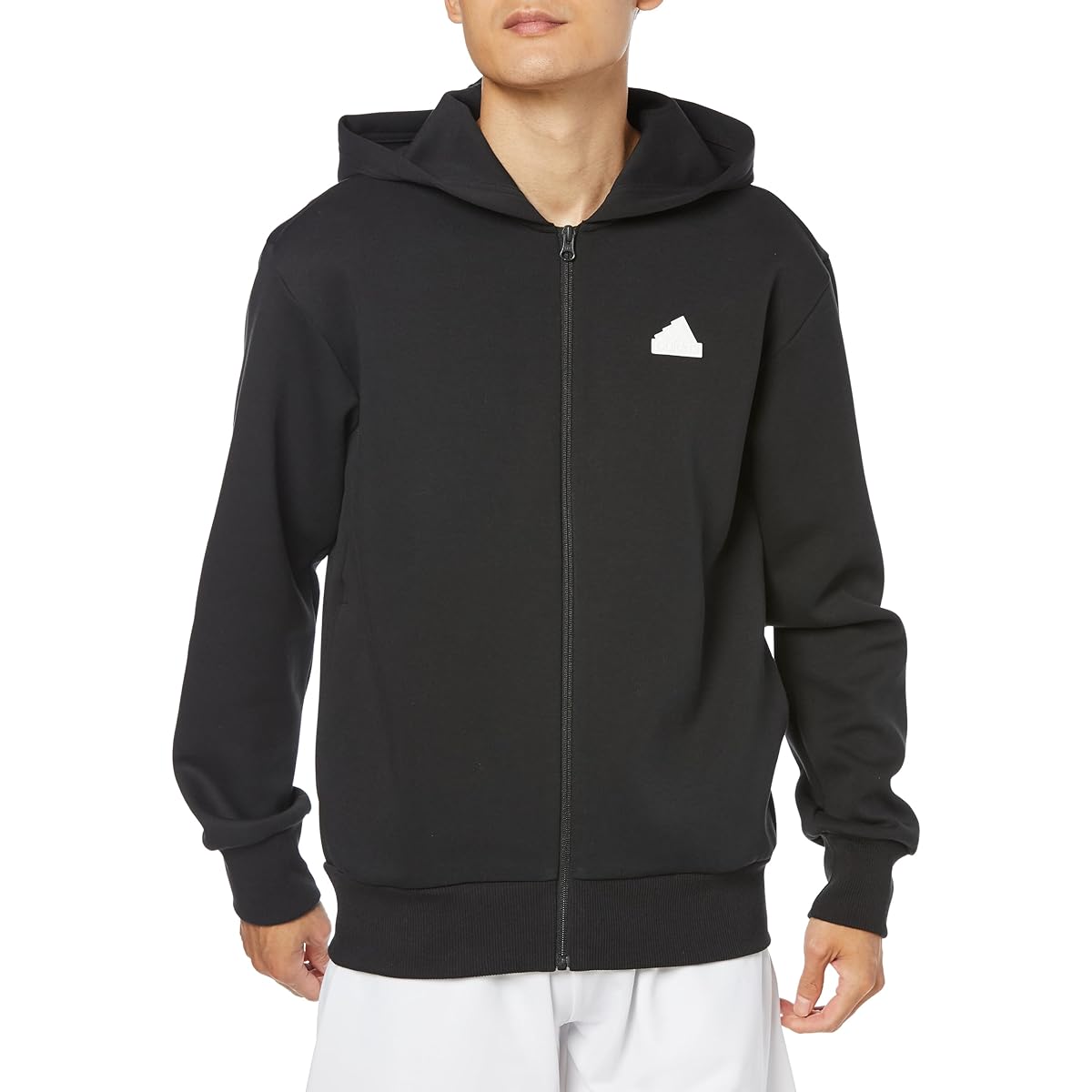 [Adidas] Sweat Hoodie Future Icons Badge of Sports Full Zip Hoodie DTZ55 Men's