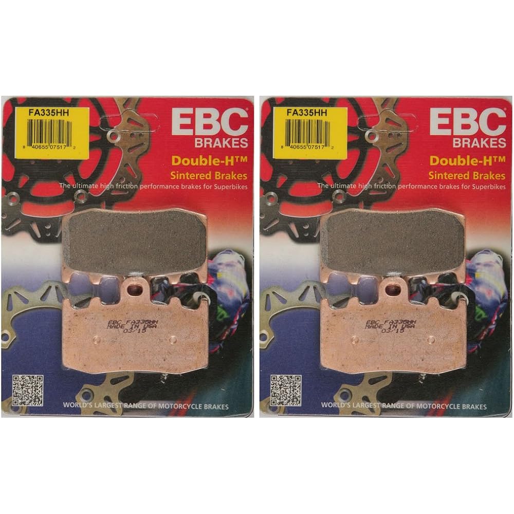 EBC Double -H Sit Metal Brake Pad FA335HH (2 Packs -2 Rotor enough)