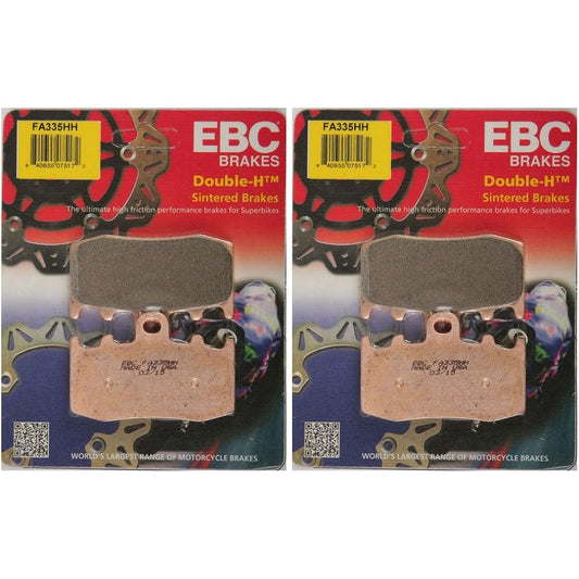 EBC Double -H Sit Metal Brake Pad FA335HH (2 Packs -2 Rotor enough)
