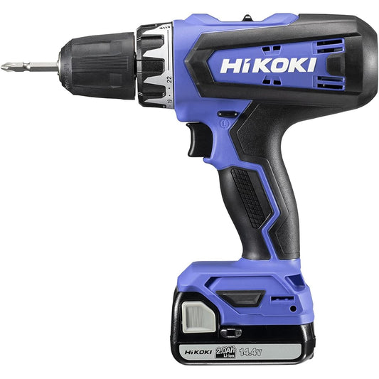 HiKOKI 14.4V Cordless Driver Drill 2.0Ah Storage Battery x 1 Charger with Case FDS14DF(BG)