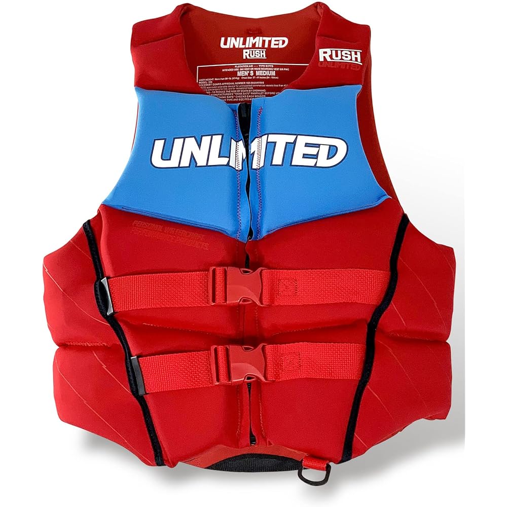 UNLIMITED Life Jacket Watercraft Jet Ski Life Vest Neoprene Wet Material Small Boat Special Men's JCI Preliminary Inspection Life Jacket UV2201