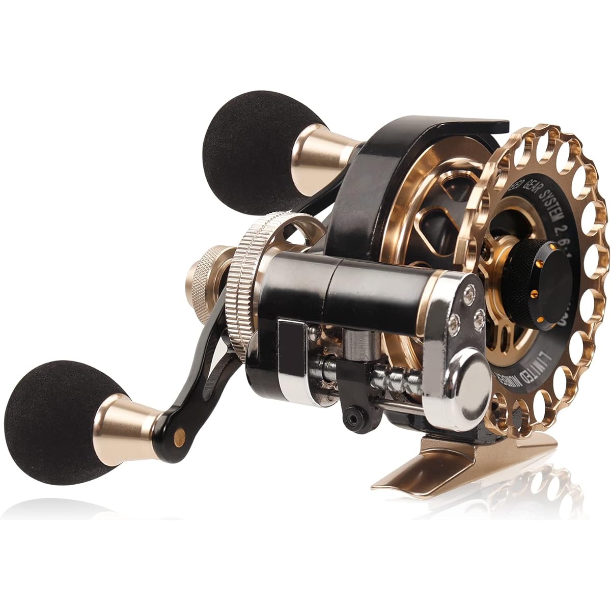 Raft reel fishing chinu reel drop 2.6:1 gear ratio 10+1BB lightweight 220g raft reel ice fishing rock fishing left/right hand winding