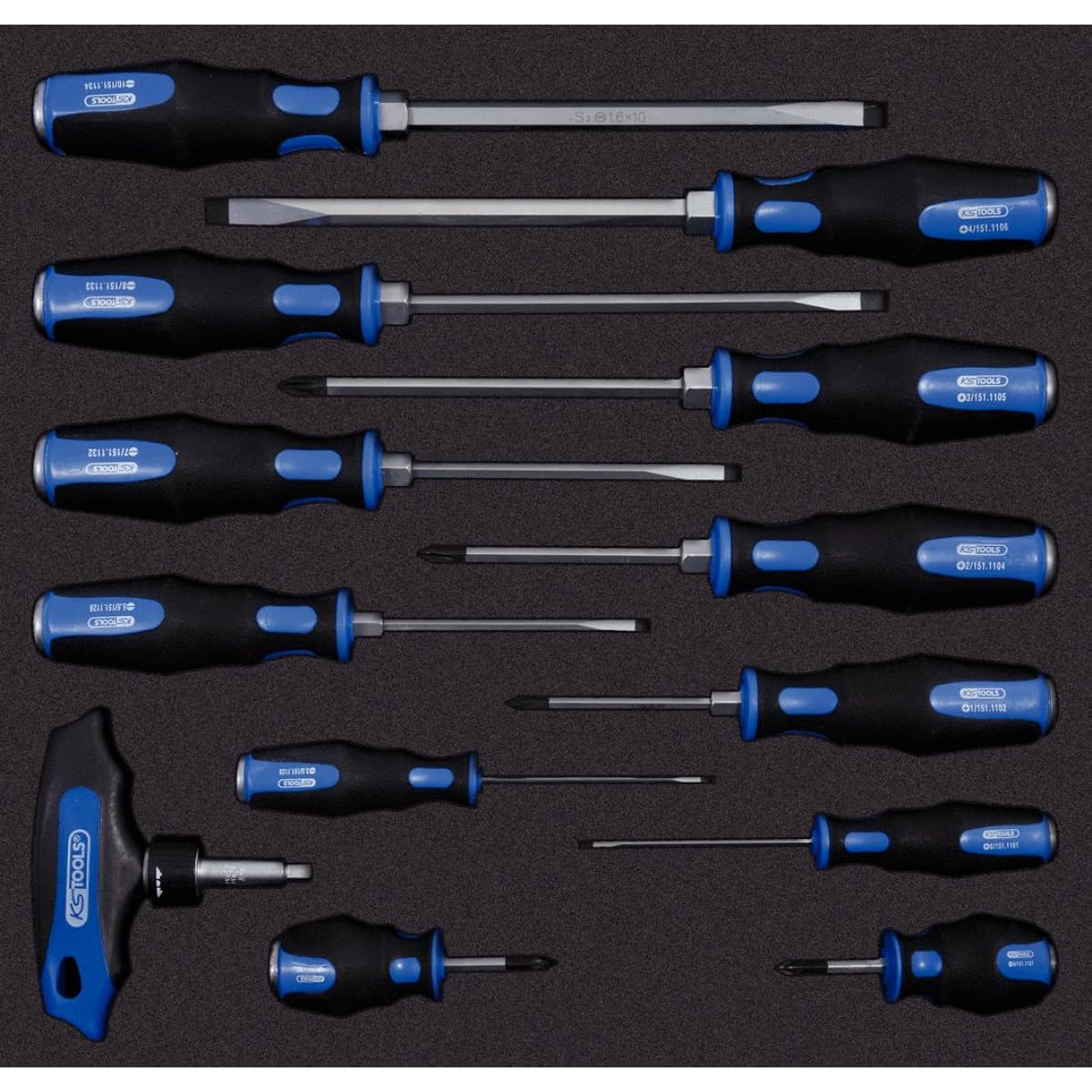 KS TOOLS ERGOTORQUEmax screwdriver set 13 pcs 2/3 system insert ERGOTORQUEmax screwdriver set 13 pcs 2/3 system insert 815.2333