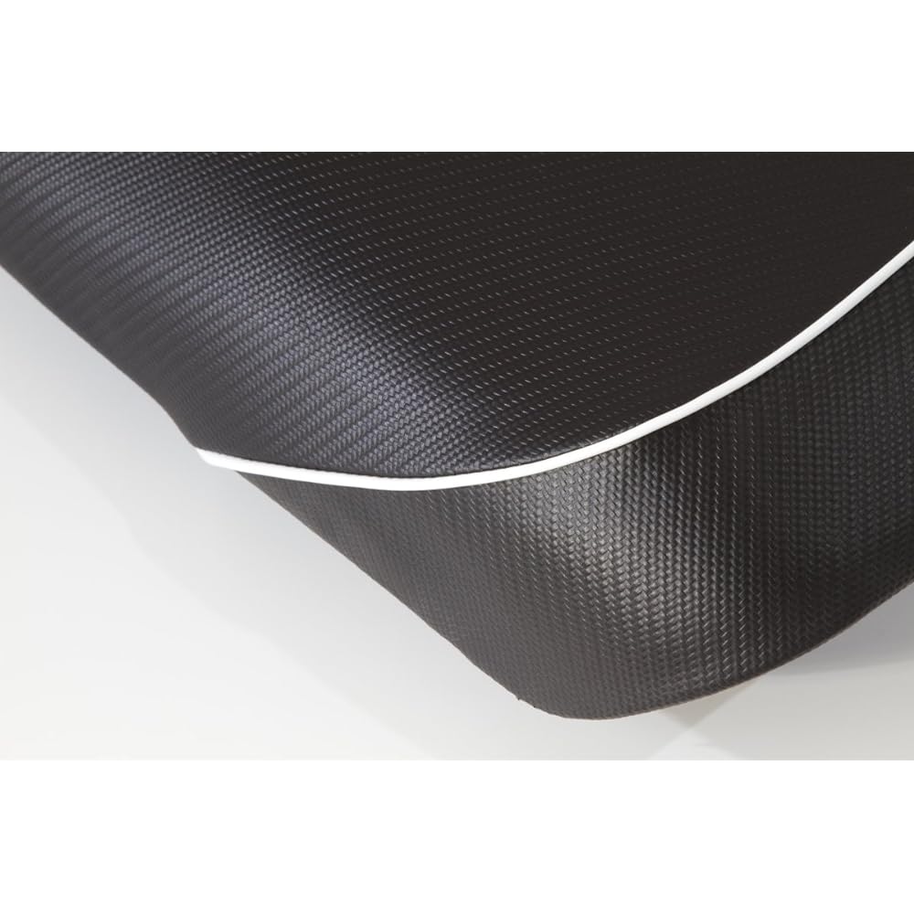 RinParts Carbon Pattern Seat Cover for Zoomer Piping Blue 1116465