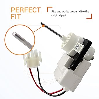 CANAMAX 242077702 Refrigerator Evaporator Fan Motor Premium Exchange parts FRIGIDAIRE & KENMORE Refrigerator A037888604 242077705 242077701 242219201