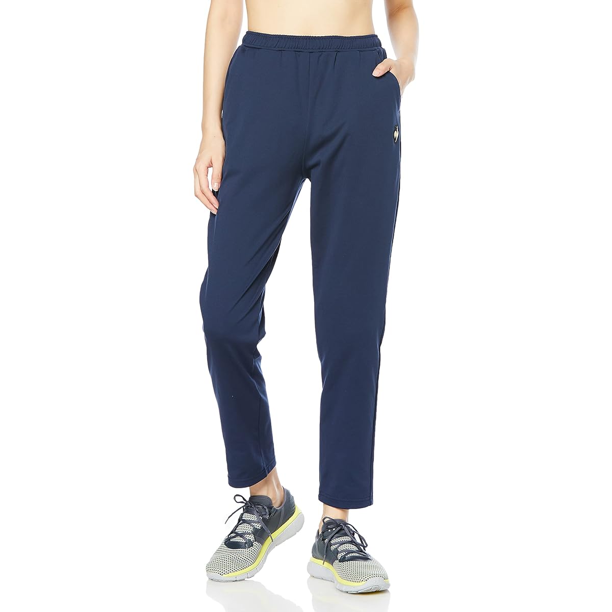 [Le Coq Sportif] Wind Wind Protection Warm-up Long Pants Women's QMWSJG03 NVY L