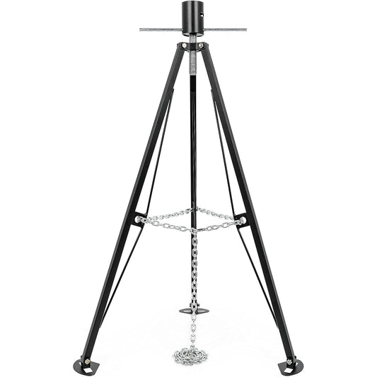 CAMCO EAZ-LIFT Camper/RV 5th Wheel Kingpin Tripod Stabilizer Stabilizer Stabilizer Adjustable 38.5 inches to 50 inches You can adjust the height from 38.5 inches to 50 inches of 5,000 pounds | Easy to store RV with foldable (48855)